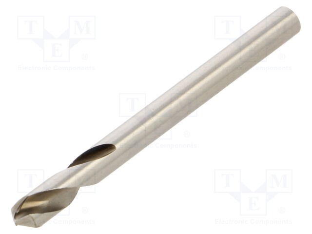 Drill bit; for metal; Ø: 3mm; L: 46mm; Working part len: 14mm