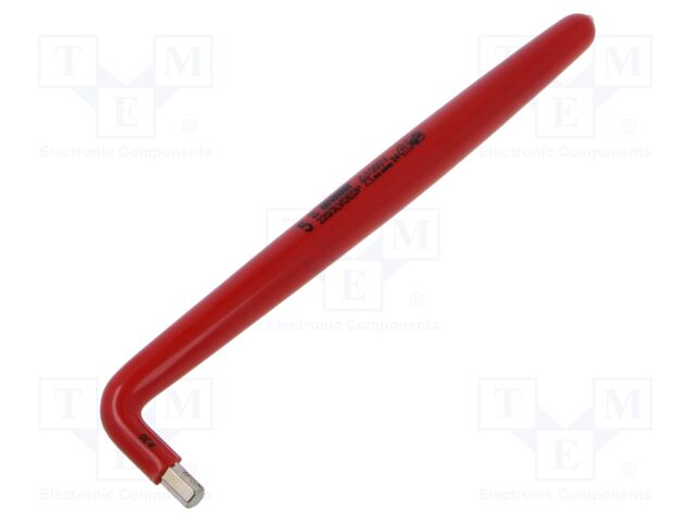 Wrench; hex key,insulated; HEX 5mm; Overall len: 165mm
