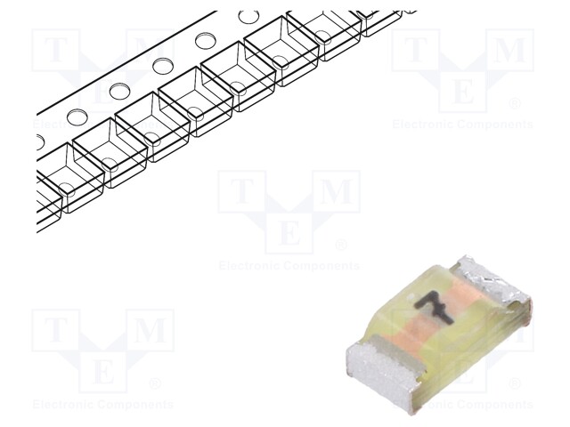 Fuse: fuse; ultra rapid; 7A; 24V; SMD; ceramic; Case: 1206; 429