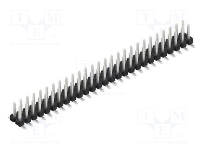Connector: pin strips; pin header; male; PIN: 54; 2.54mm; SMT; 2x27