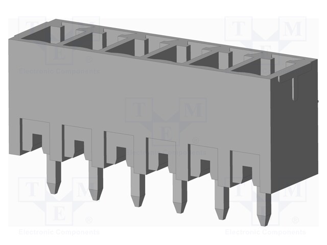 Connector: pluggable terminal block; socket; male; on PCBs