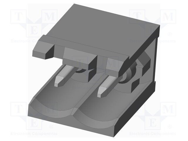 Connector: pluggable terminal block; socket; male; on PCBs