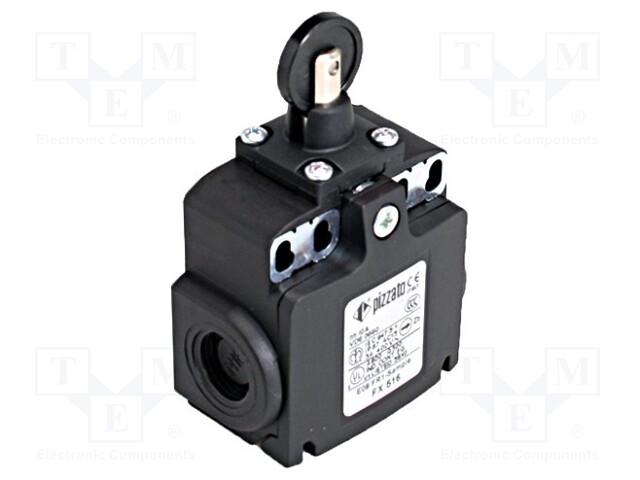 Limit switch; plastic roller Ø20mm; NO + NC; 10A; max.500VAC