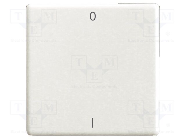 Cover plate; intelligent house,buttons and switches; white