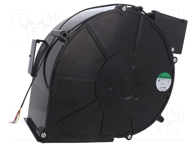 Fan: DC; blower; 12VDC; 193.6x206x115mm; 147.64m3/h; 33.2dBA