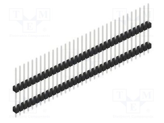 Connector: pin strips; pin header; male; PIN: 33; 2.54mm; THT; 1x33