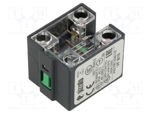 Contact block; NO + NC; 10A; max.400VAC; max.250VDC; -40÷80°C