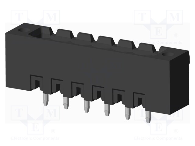 Connector: pluggable terminal block; socket; male; on PCBs