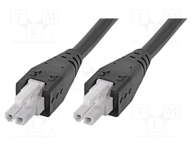 Cable; Mini-Fit Jr; female; PIN: 2; Len: 3m; 6A; Insulation: PVC