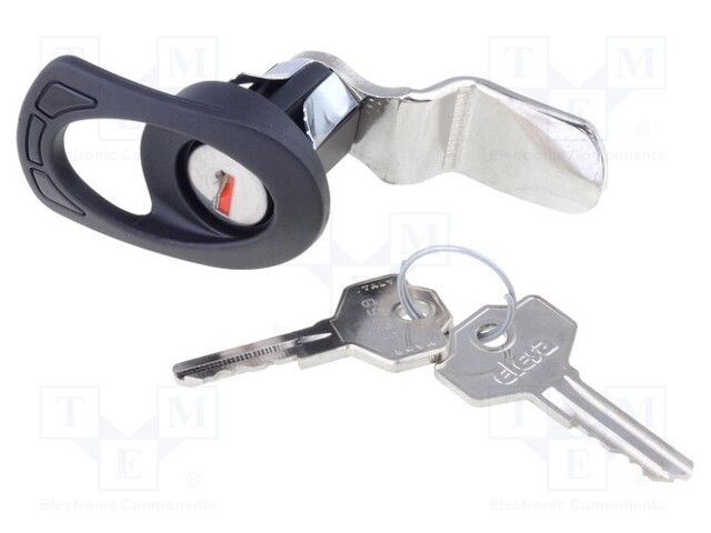 Lock; polyamide; 30mm; IP65