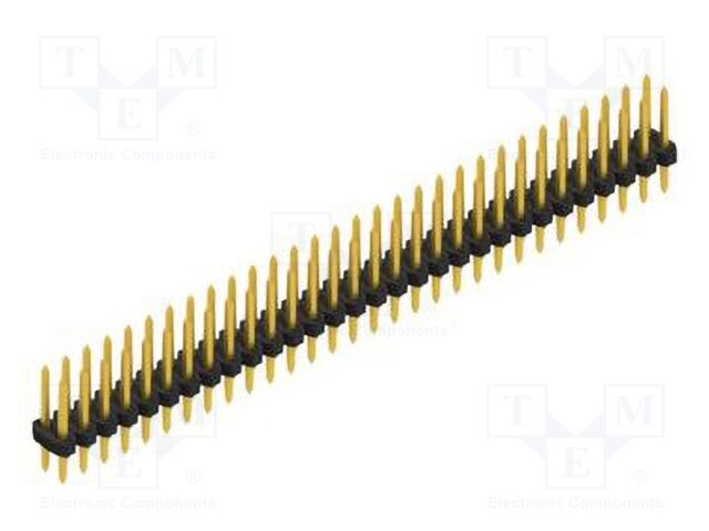 Connector: pin strips; pin header; male; PIN: 60; 2mm; THT; 2x30