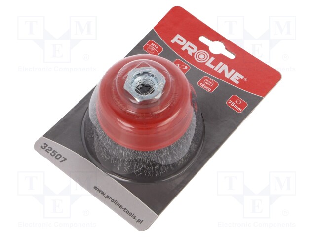 Cup brush; 80mm; Mounting: M14