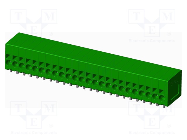 Connector: PCB terminal block; terminal; Plating: tinned; on PCBs