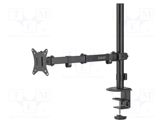 Holder; 9kg; 17÷32"; black; Arm len: 403mm; Dim: 561x484x116mm