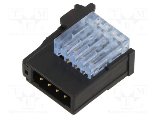 RITS CONN.PLUG ASSY 4P BLUE