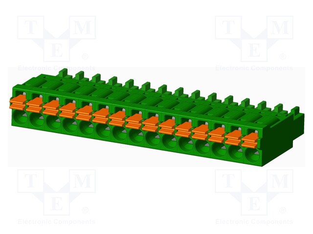 Connector: pluggable terminal block; plug; female; straight; 5.5A