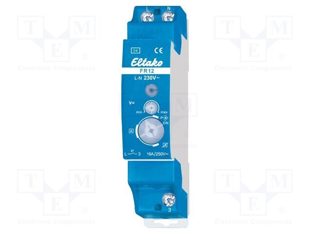 Power supply disconnect relay; for DIN rail mounting; 230VAC