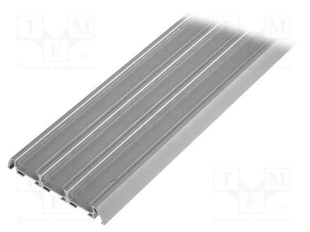 Profiles for LED modules; transparent; surface; L: 1m; aluminium