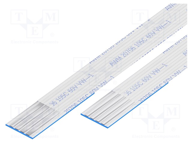 FFC cable; Cores: 4; Cable ph: 1mm; contacts on the same side