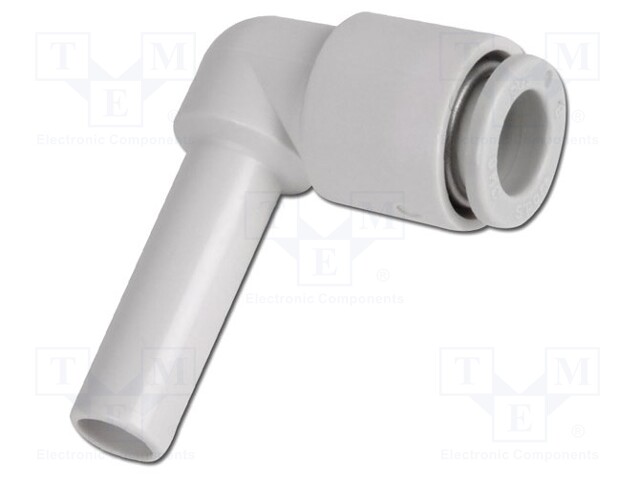 Push-in fitting; angled 90°; -1÷10bar; H: 29.3mm