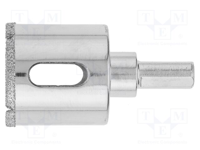 Hole saw; 35mm; Drill Bit: diamond; Holder: hexagonal