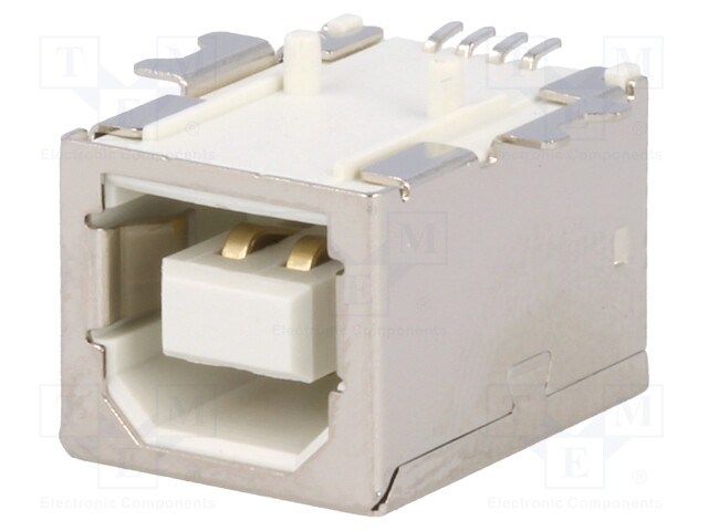 Socket; USB B; SMT; horizontal