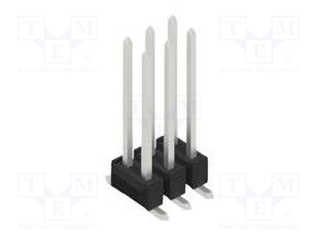 Connector: pin strips; pin header; male; PIN: 6; 2.54mm; SMT; 2x3