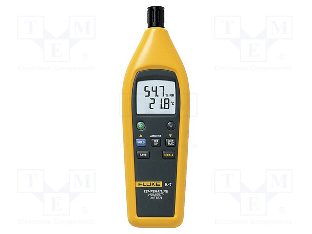 Thermo-hygrometer; LCD; -20÷60°C; Accur: ±0,5°C; 0.1°C; 5÷95%RH