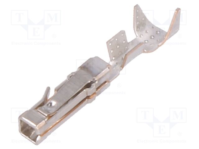 Contact; female; 30AWG÷22AWG; DUBOX; gold-plated; cut from reel