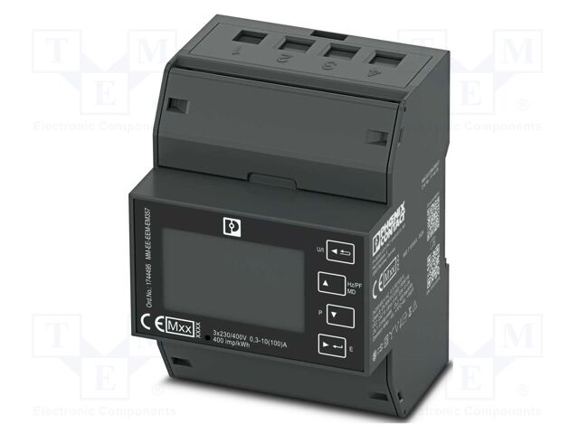 Counter; digital,mounting; for DIN rail mounting; three-phase