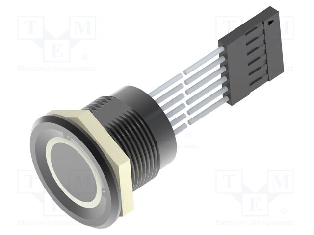 Switch: piezoelectric; Pos: 2; SPST; 1A/24VAC; 1A/24VDC; IP68; RGB