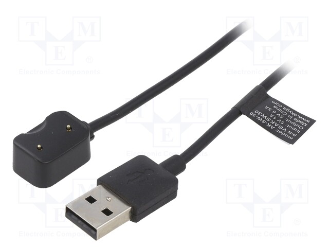 Cable: for smartwatch charging; 1m; Xiaomi Amazfit Cor A1702; 1A