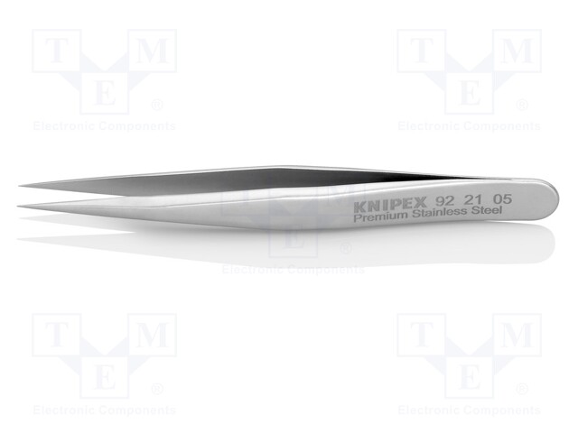 Tweezers; 70mm; for precision works; Blades: straight