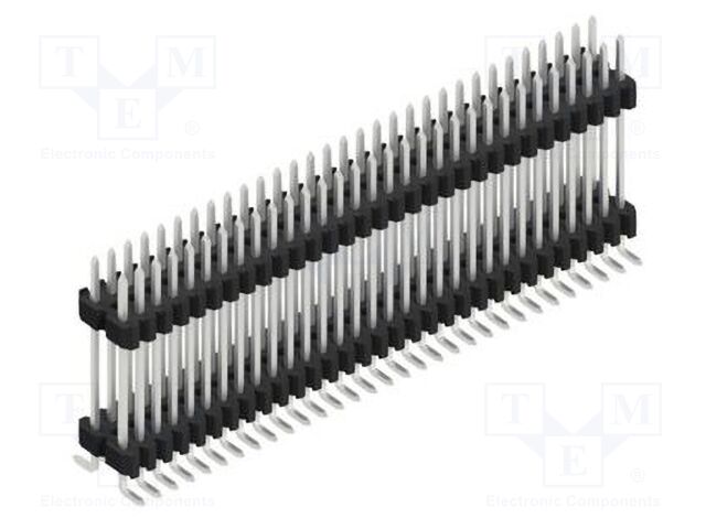 Connector: pin strips; pin header; male; PIN: 62; 1.27mm; SMT; 2x31