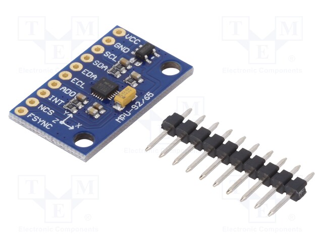 Sensor: position; accelerometer,gyroscope; 3÷5VDC; I2C,SPI