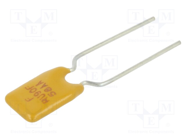 Fuse: PTC polymer; 900mA; Imax: 100A; THT; reel,tape