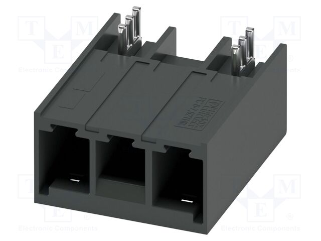 PCB headers, nominal cross section: 6 mm?, color: black, nom