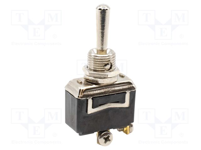 Switch: toggle; Pos: 2; SPST-NO; OFF-(ON); 15A/277VAC; 0÷85°C; ST1