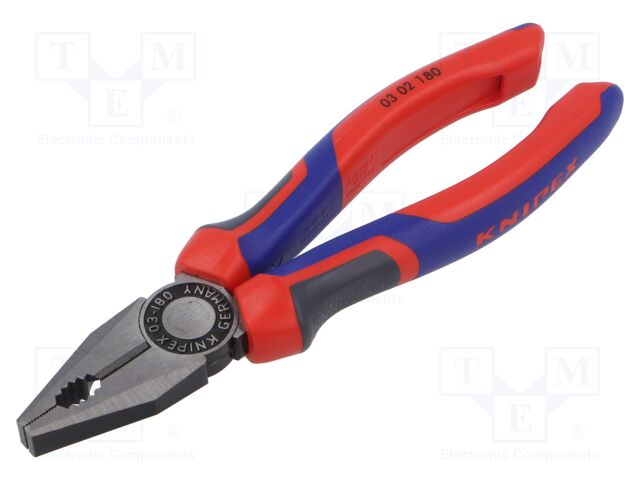 Pliers; universal; 180mm; for bending, gripping and cutting
