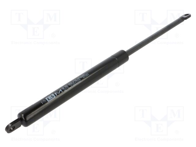 Gas spring; E: 385mm; Features: with welded steel eyes; Øout: 21mm