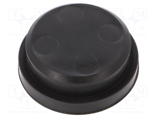 Mat: elastomer; Cable accessories: stopper; 25mm; Colour: black
