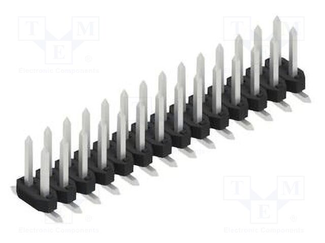 Connector: pin strips; pin header; male; PIN: 28; 2mm; SMT; 2x14
