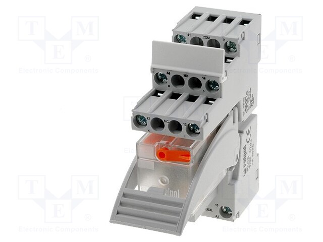 Relay: interface; DPDT; Ucoil: 12VAC; 12A; 12A/250VAC; 12A/24VDC