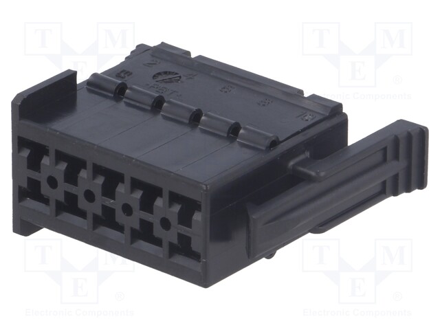 Connector: wire-wire; JPT; plug; female; w/o contacts; PIN: 10