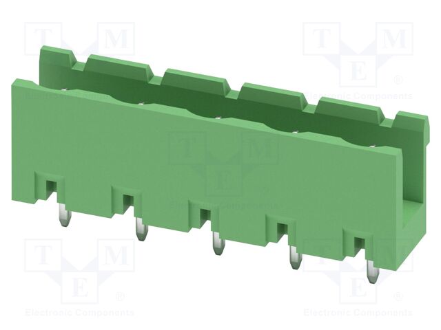 PCB headers, nominal cross section: 2.5 mm?, color: green, n