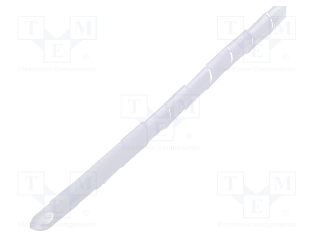 Spiral wrapping; ØBundle : 12mm; white; L: 10m; Features: flexible