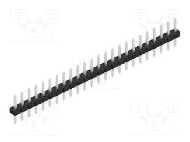 Connector: pin strips; pin header; male; PIN: 24; 2mm; THT; 1x24
