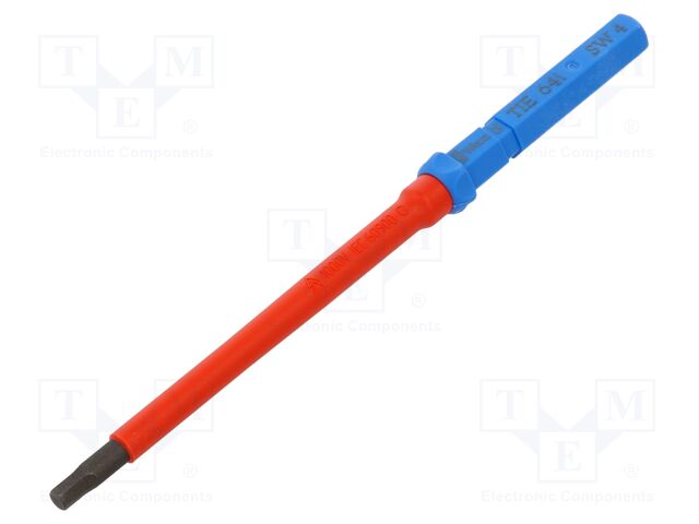 Interchangeable blade; Hex Plus key; insulated; HEX 4mm; 157mm