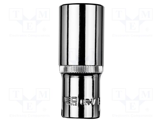 Socket; 6-angles,socket spanner; HEX 18mm; 3/8"; long