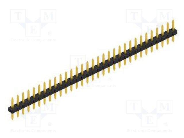 Connector: pin strips; pin header; male; PIN: 31; 2mm; THT; 1x31